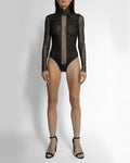 CHARCOAL BLACK bodysuit